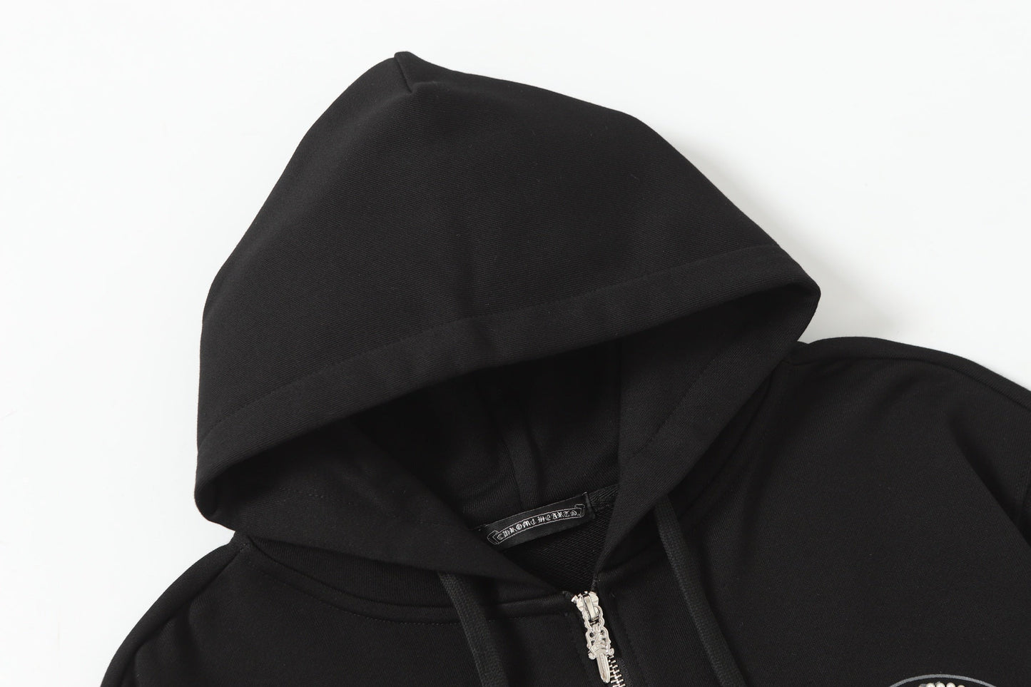 Rhinestone Horseshoe Hoodie - Black Gothic Streetwear Sweatshirt 2601