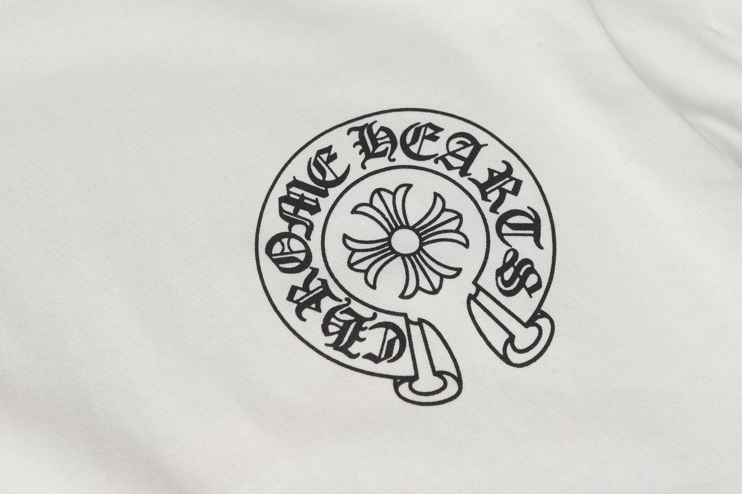 Logo Flag Long Sleeve Tee - Black White Gothic Street T-Shirt K2126